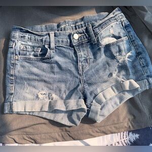 Old Navy Women's Distressed Blue Jean Shorts